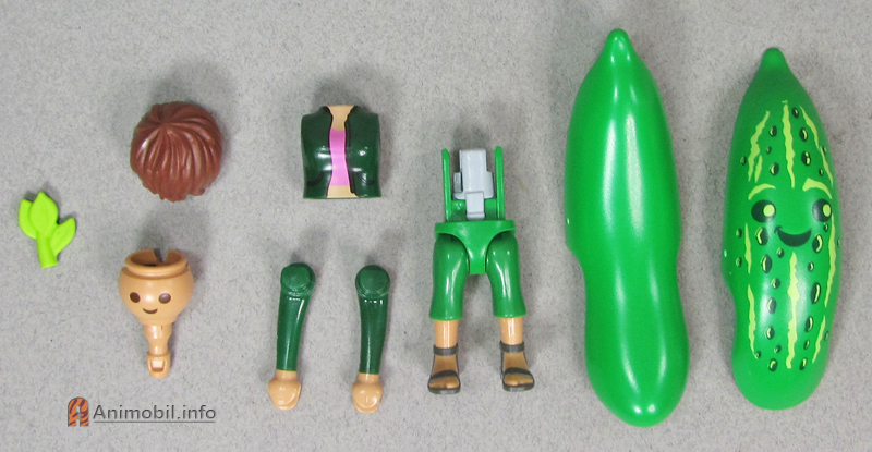 Girls Series 27 Two Cucumber Mascot