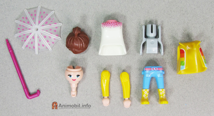 Girls Series 29 Four Woman in Raingear