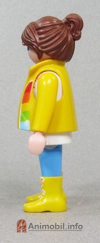 Girls Series 29 Four Woman in Raingear