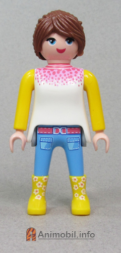 Girls Series 29 Four Woman in Raingear