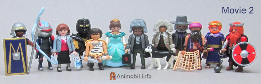 Playmobil THE MOVIE Figures Serie/Series 2 70139 INUIT ESKIMO HUND HUSKY FIGUR