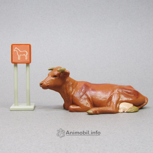 Brown Cow Laying