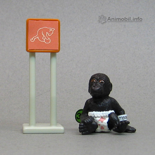 Gorilla Baby with Diaper