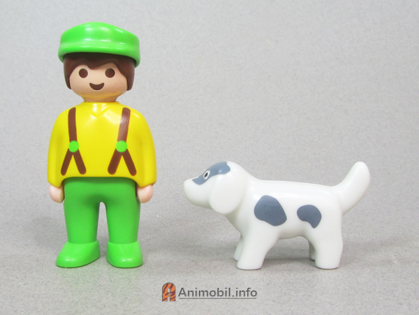 Dog Light Grey with Grey Spots 123