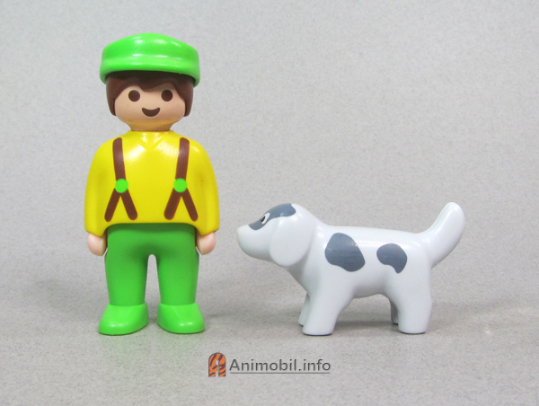 Dog Very Light Grey Spots Junior