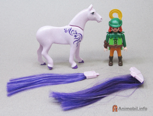 Horse Brushable Mane and Tail Violet