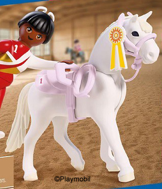 Haflinger White with White Mane