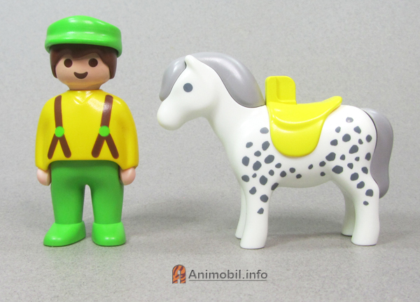 Junior Pony White with Spots