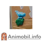 Songbird Light Blue Head Down 3