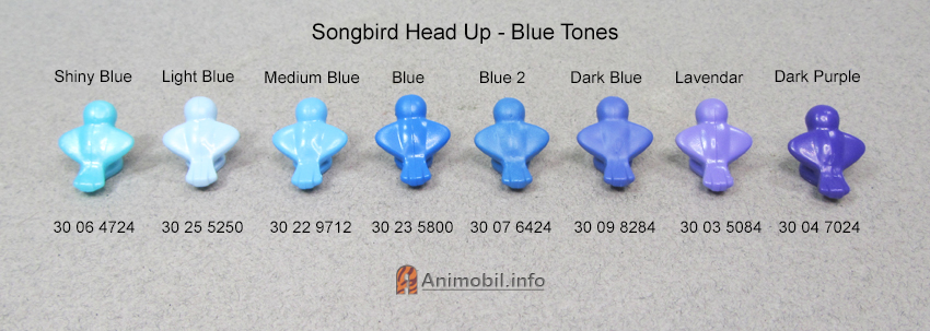 Songbird Blue Head Up