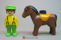 Horse Brown with Saddle 123