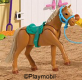 Horse Moving Legs Tan