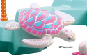 Sea Turtle 2 White and Pink