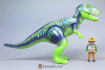 Tyrannosaurus Rex 5 Green and Teal