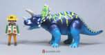 Triceratops 4 Blue